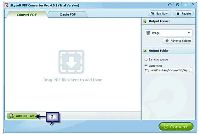 iSkysoft PDF Converter screenshot 1