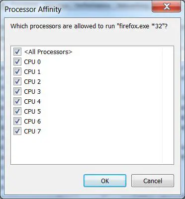 processor affinity