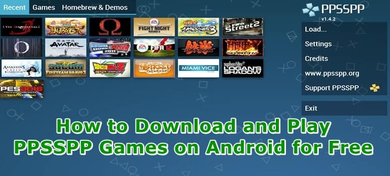 download PPSSPP games on Android