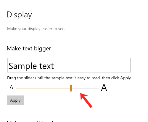 How to Adjust Windows Screen Settings to Ease Your Eyes: Adjust Text size
