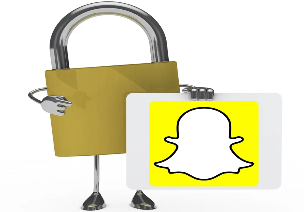 How to Unlock Your Snapchat Account: This image displays a padlock over the Snapchat logo, indicating a locked Snapchat account.