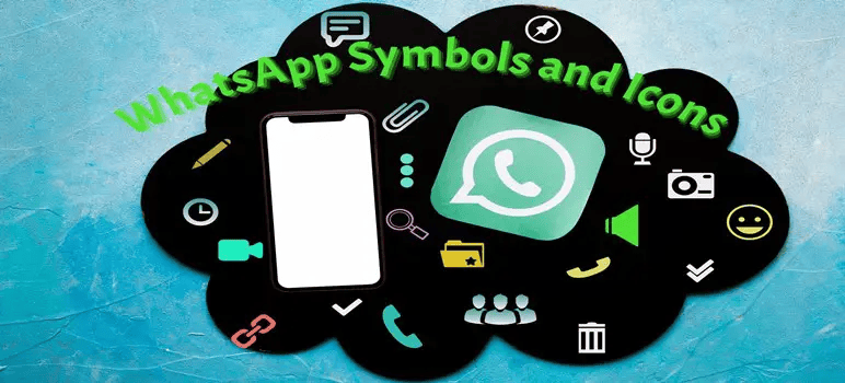 whatsapp symbols and icons