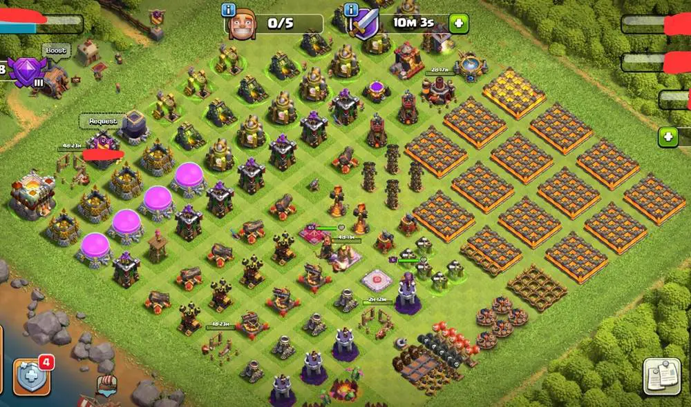 This is a screenshot from the game Clash of Clans (TH11).